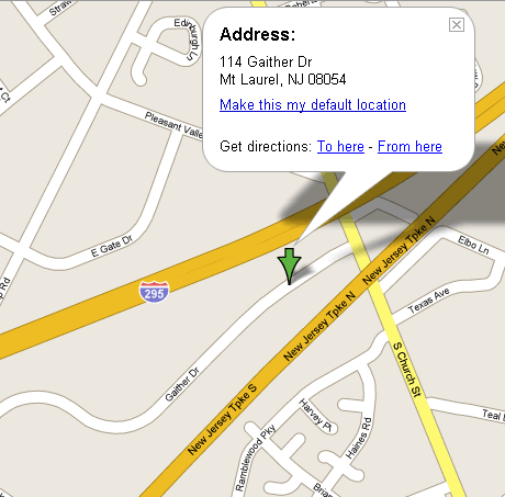 Directions to our warehouse